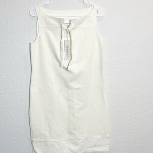 🔥 Diane von Furstenberg ivory Garner sleeveless dress Sz 6 NWT